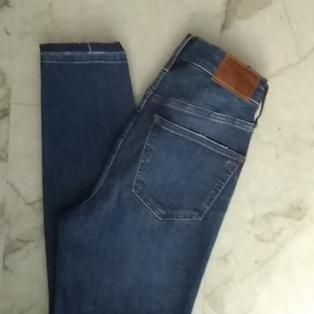 Nwot Madewell 10" high rise, skinny jeans.